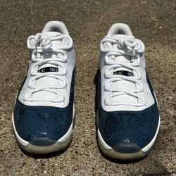 Jordan 11 Navy Snakeskin