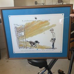 Lewis Grizzard Picture (News Paper Columnist) 23X19