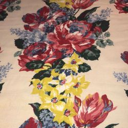 2 Yards Vintage 40’s Fabric. 36” Wide, Preshrunk Cotton. 
