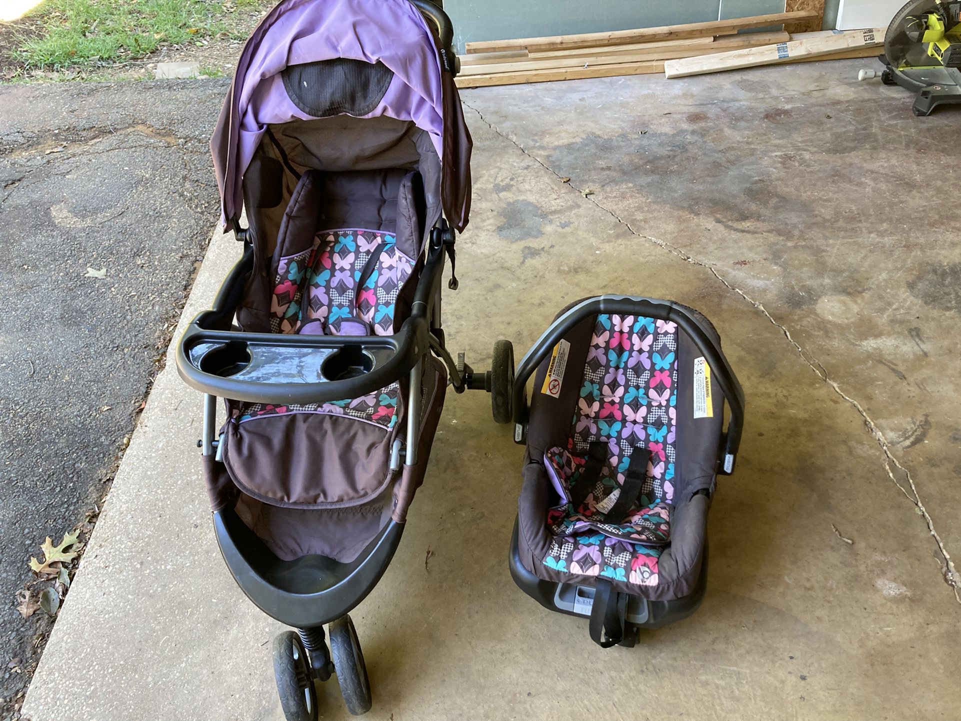 Baby Stroller And Car Seat