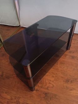 mesa de vidrio para television y mesa de Centro de sala