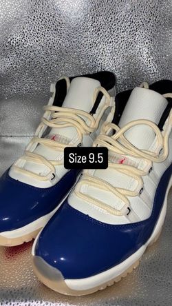 Air Jordan 11 White Blue Sneakers
