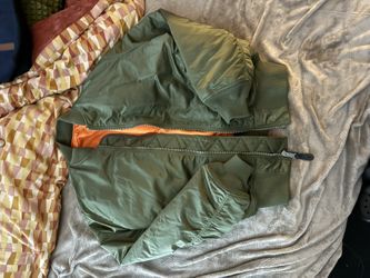 Alpha Industries Size Xl Long Ma-1 Flight Jacket Authentic 