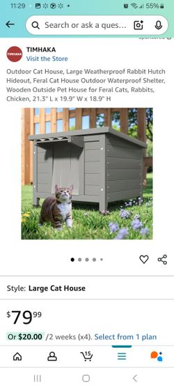 Outdoor Cat House