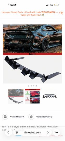 Mustang diffuser
