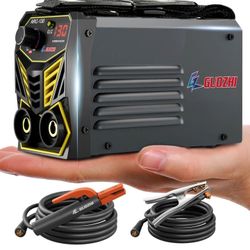 110V 130A ARC MMA Welding Machine with Electrode Holder Cable & Work Clamp, IGBT Inverter Welder Digital Display