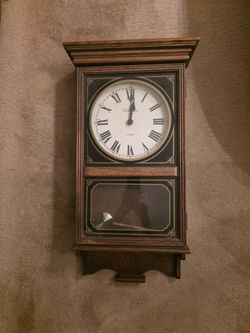 WALTHAM WALL CLOCK VERY NICE CONDITION