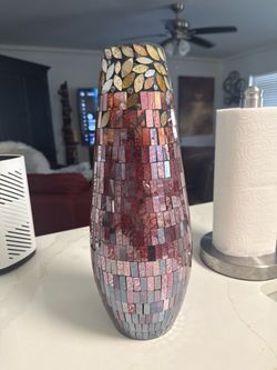 Beautiful mosaic vase