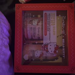 creme x hello kitty shower set