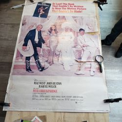 1970 Vintage Raquel Welch Movie Poster
