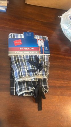 Hanes Stretch Woven Sleep Shorts 2-Pack