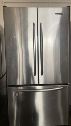 Kitchen Aid 3 Door Stainless Steel Fridge
