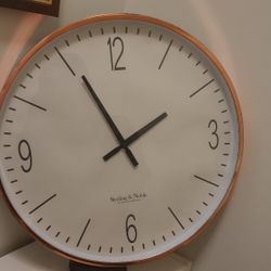 STERLING & NOBLE  WALL CLOCK TIME HOME DECOR GIFT WEDDING BEST BIG WATCH NOT ROLEX TIMEX  AP SEIKO SEX