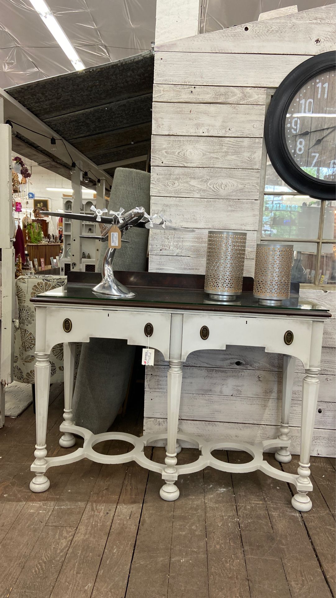 White console table/buffet