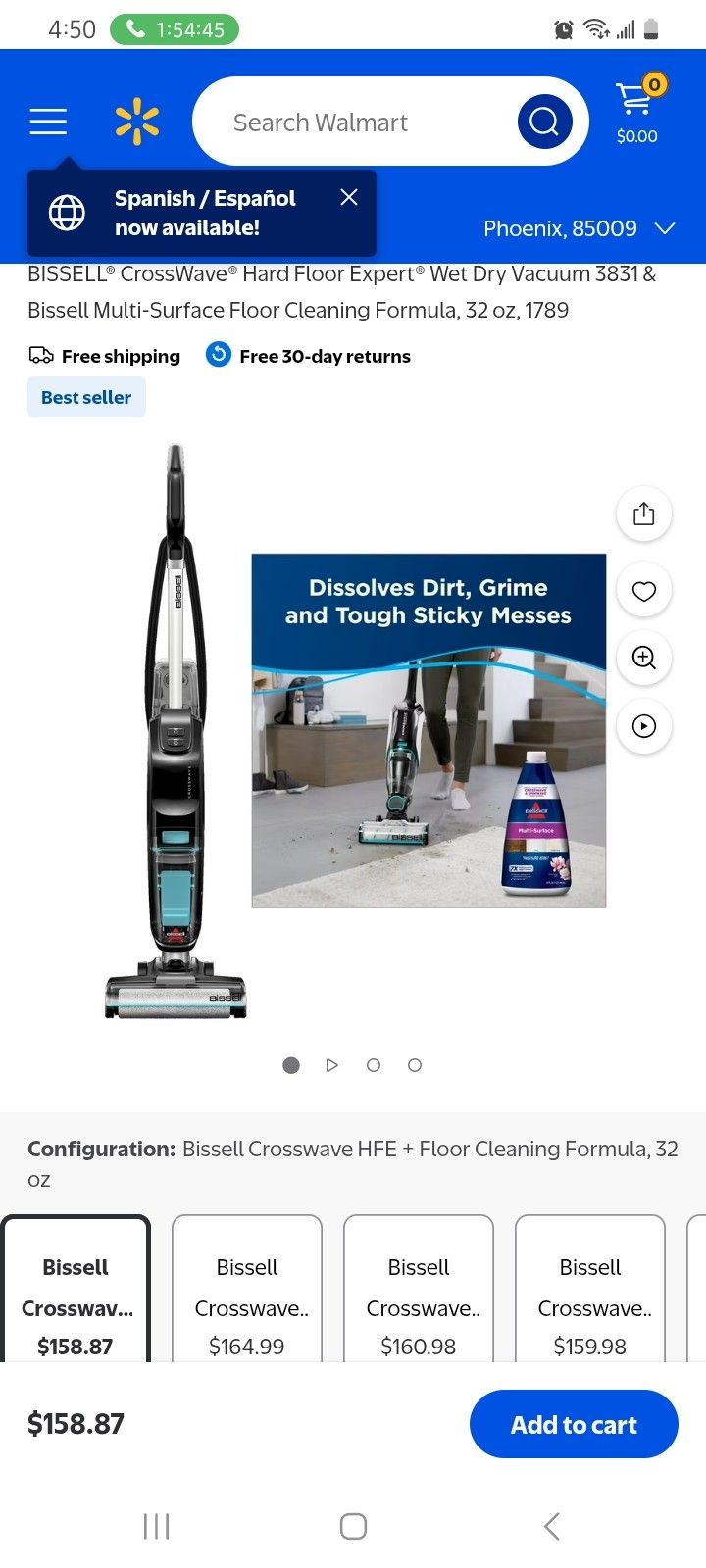 Floor Mop Vaccum - Bissell