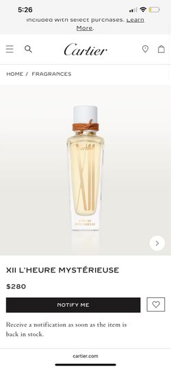 Cartier L’Heure Mysterieuse Perfume