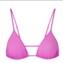 Skims neon pink Plunge Bra Xl   NWOT