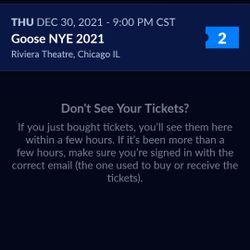Goose Chicago 12/30 
