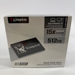 New Kingston KC 600 512G B SSD Upgrade Kit