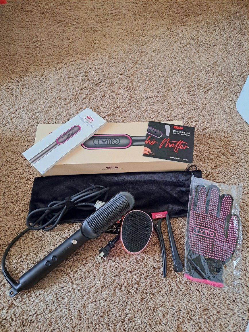 Tymo Ring Hair Straightening Comb NEW in box
