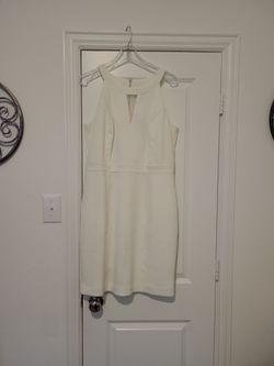 White/ Black Market after five halter dress