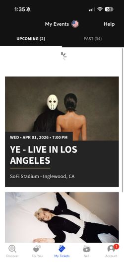 Kanye VIP Ticket Night 1