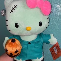 Hello Kitty Frankenstein Halloween Greeter