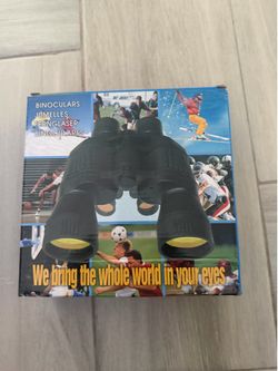 20x50 Binoculars "We Bring The World In Your Eyes" - New