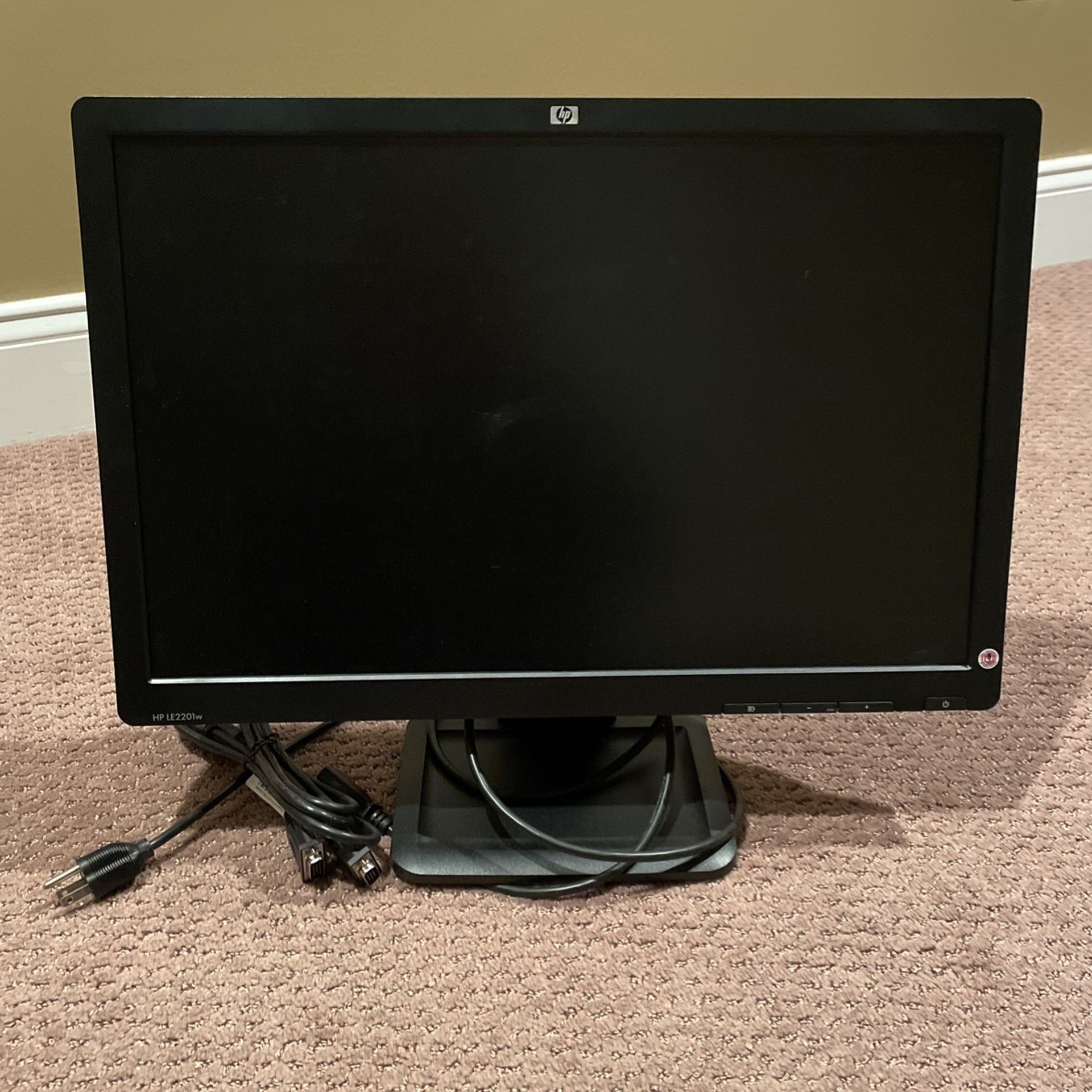 HP LCD 22” Monitor. LE2201w