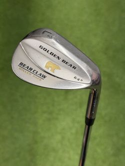 Golden Bear Bear Claw Milled Face 64° Lob Wedge L2 Steel Shaft