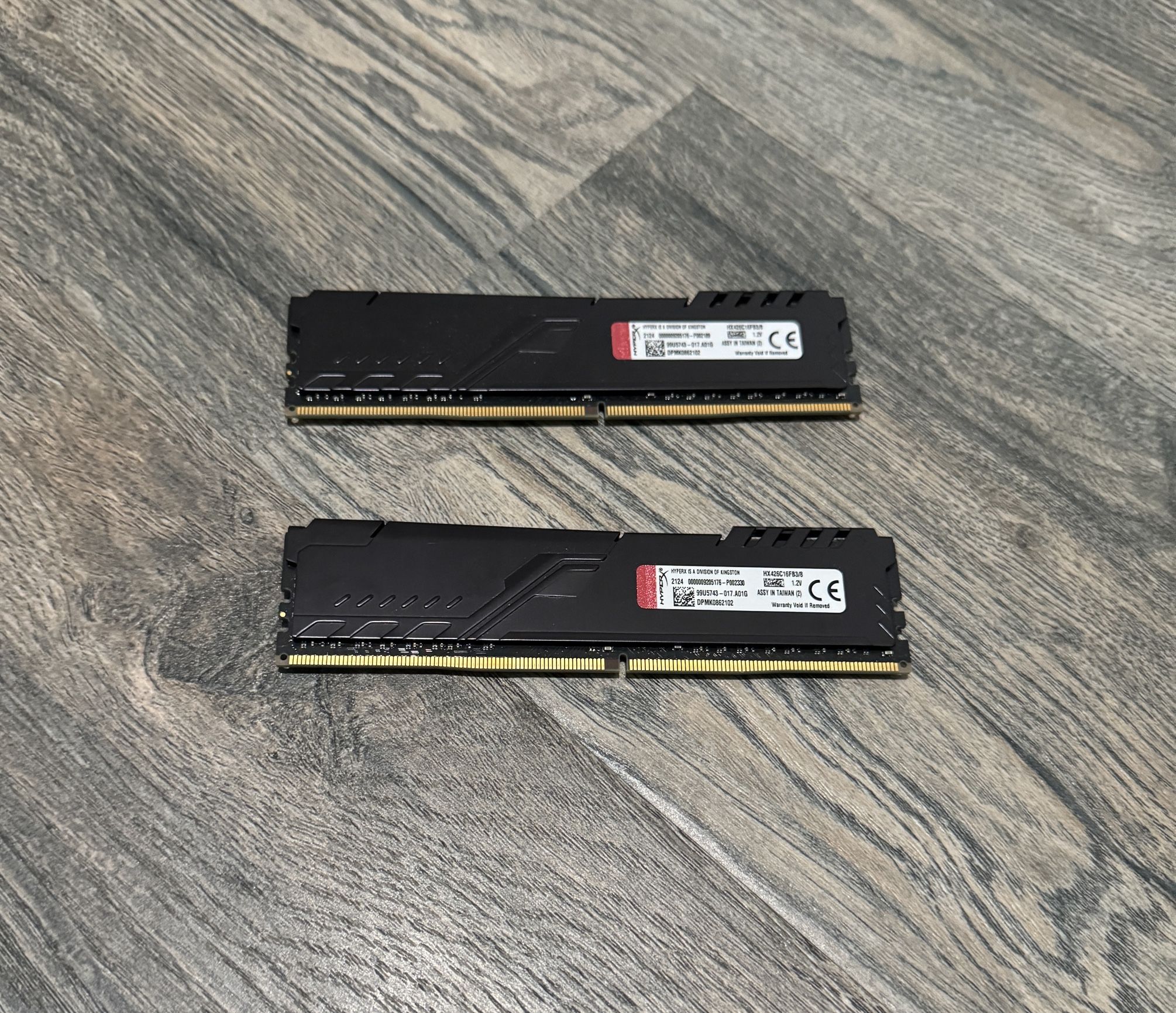 16GB Kingston RAM DDR4 HyperX , 2 X 8GB , Computer Memory RAM PC