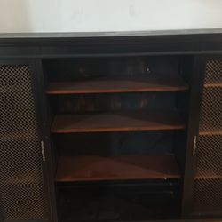 Black And Brown Entertainment Stand