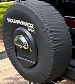 Hummer H2 External Spare Tire Mount. $750 FIRM(OEM, Not Aftermarket). $150 more for cover.