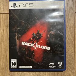 Back 4 Blood for the PS5
