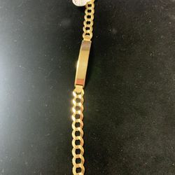 14k Gold Bracelet 9 Inch 14.6 Grams New