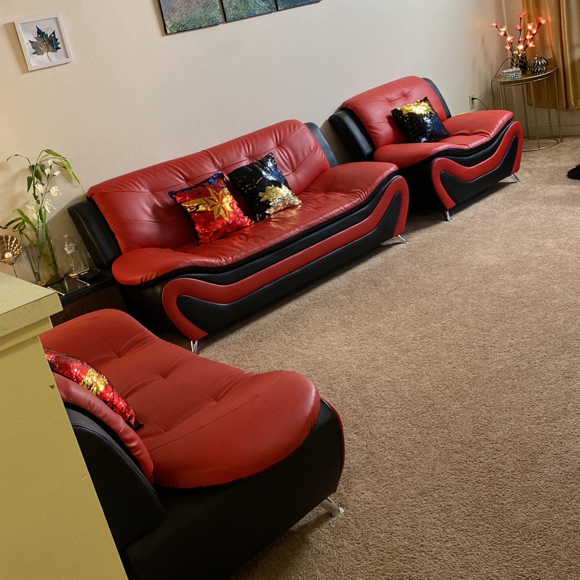 Living Room Set 3 Pieces