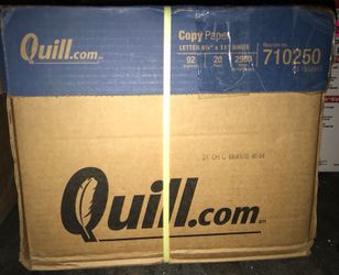 Quill Brand Copy Printer Paper 8 1/2” x 11” Box 2500 Sheets NEW