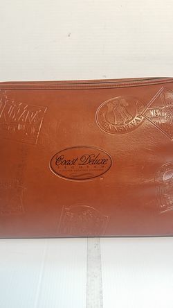 VTG LEATHER BOOK/DOCUMENTS CASE