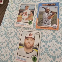 Baltimore Orioles Newer Baseball Cards Lot Of 21 Cards
