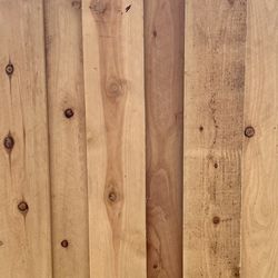 Cedar fence pickets