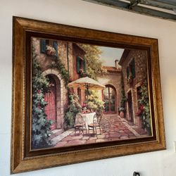 Kirklands Framed Painting 47.5x59.5”