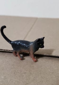 Safari Ltd Black Cat Figure - Best in Show Pets Domestic Shorthair Toy Figurine