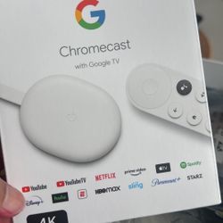 Chromecast 4K with remote 