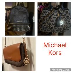 Michael Kors Purses/backpack Price In discription