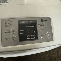 LG Dehumidifier