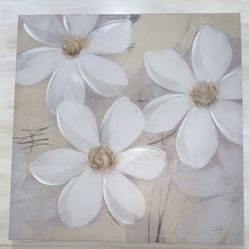 Canvas Flower Wall Art 