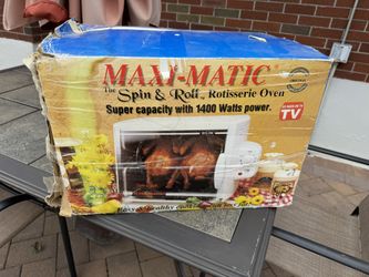 Maxi-Matic rotisserie oven