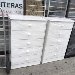 New White Dressers For Sale 5 Drawer Chest Cajonera