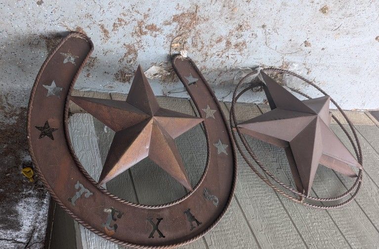 Texas Metal Star Decor