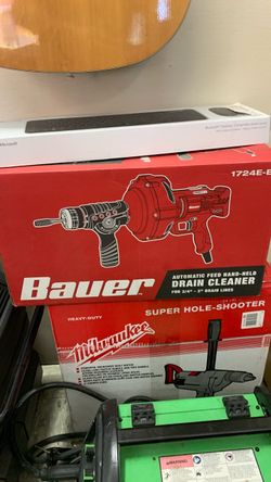 Bauer Automatic Feed Hand-Held Drain Cleaner